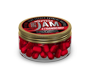 Бойлы нейтральные FFEM Baits Jam Wafters  Strawberry 10x13мм  60 г (Клубника ) 