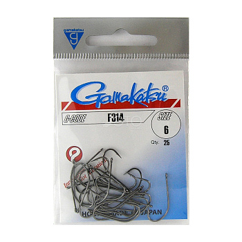 Крючки с колечком Gamakatsu  F-314 Size 10  