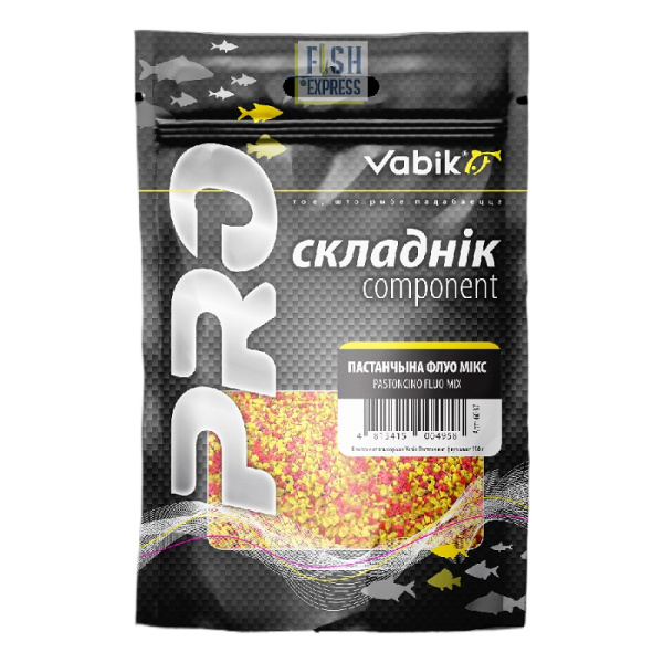 Компонент прикормки Vabik  Component 150 г (Пастончино флуо микс)